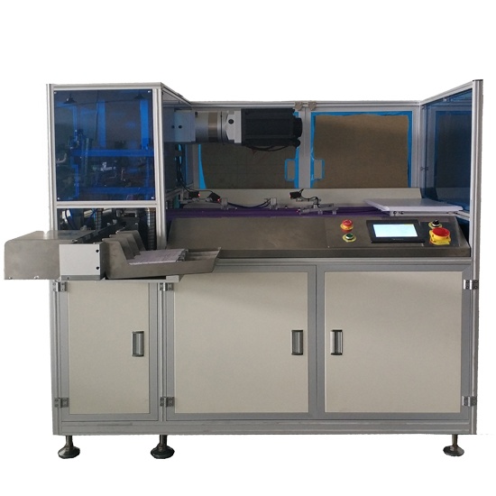 Plastic card punching machine